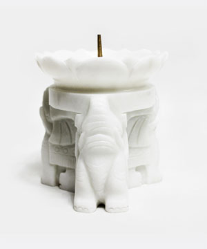 옥촛대코끼리 (백옥촛대 개당) 높이15